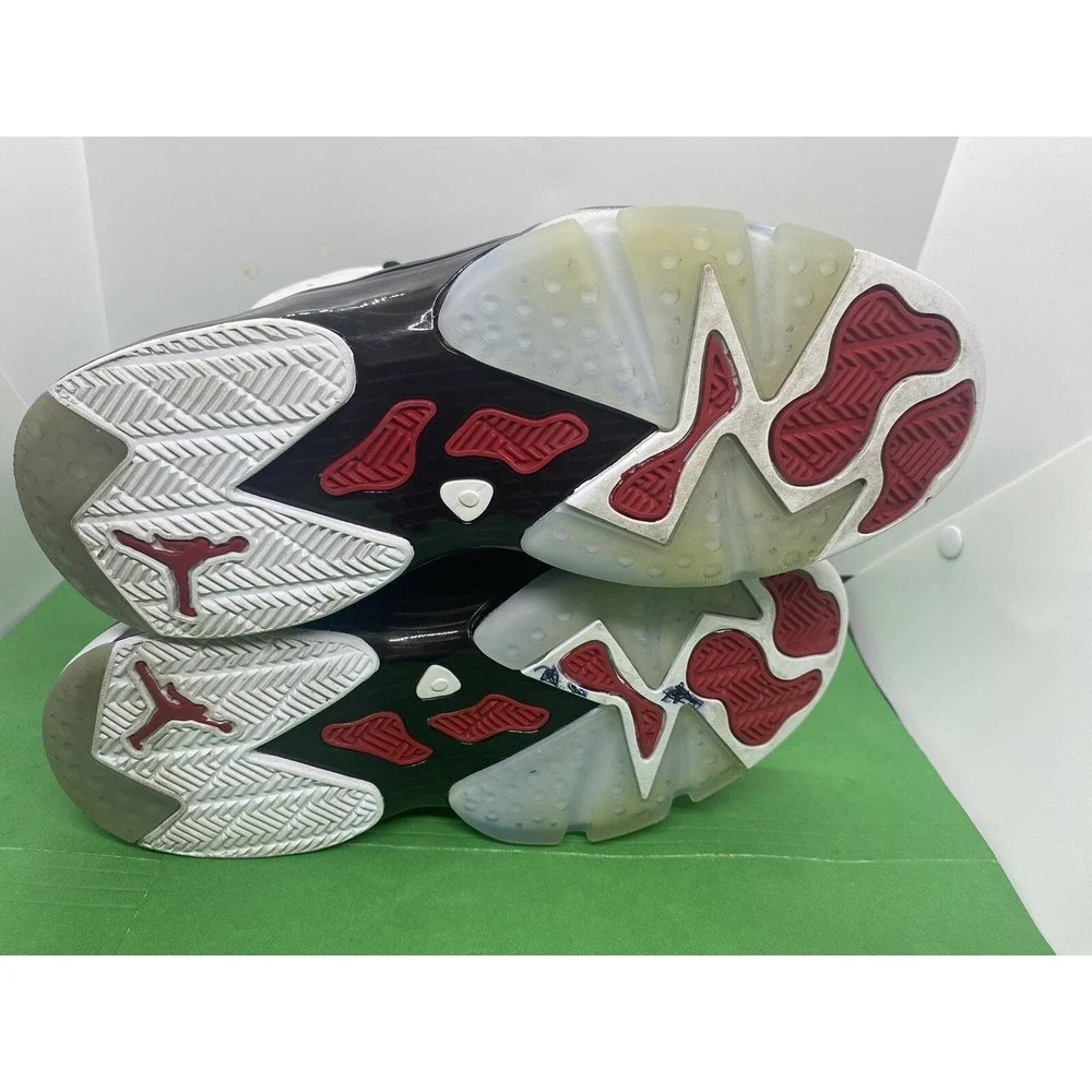 Nike Jordan Black Carmine White Grade School DM1159-006 Shoes Sz 6.5Y- Women's 8